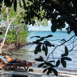私人海灘、白沙、免費海灘小屋、遮陽傘