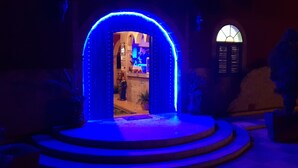 Front of property - evening/night - Camping Hotel Le Calme (Aguerd)