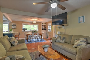 Smart TV, books, offices
