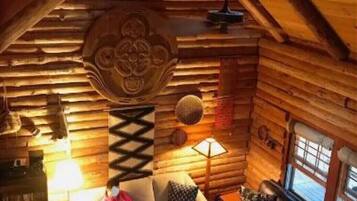 Smart TV, books, music library, stereo