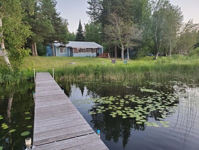 Cabin on lake close to ATV & snowmobile trails