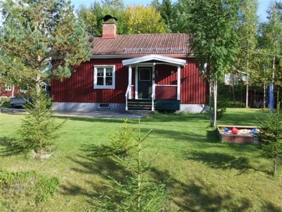 Holiday house in the forest village on the lake