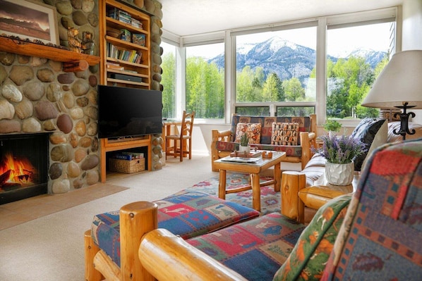 تلفزيون، مدفأة