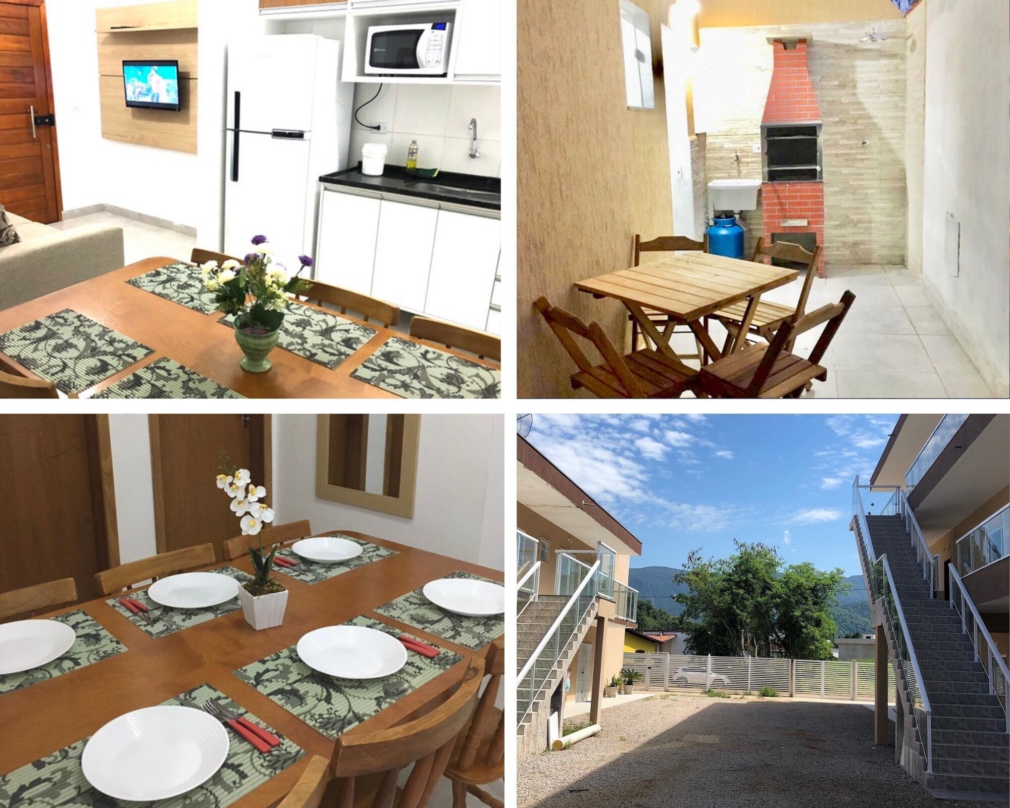 Ap 102: Walk to Maranduba beach, Ap suite, led TV, barbecue