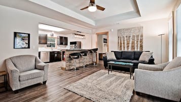 TV connectée, cheminée