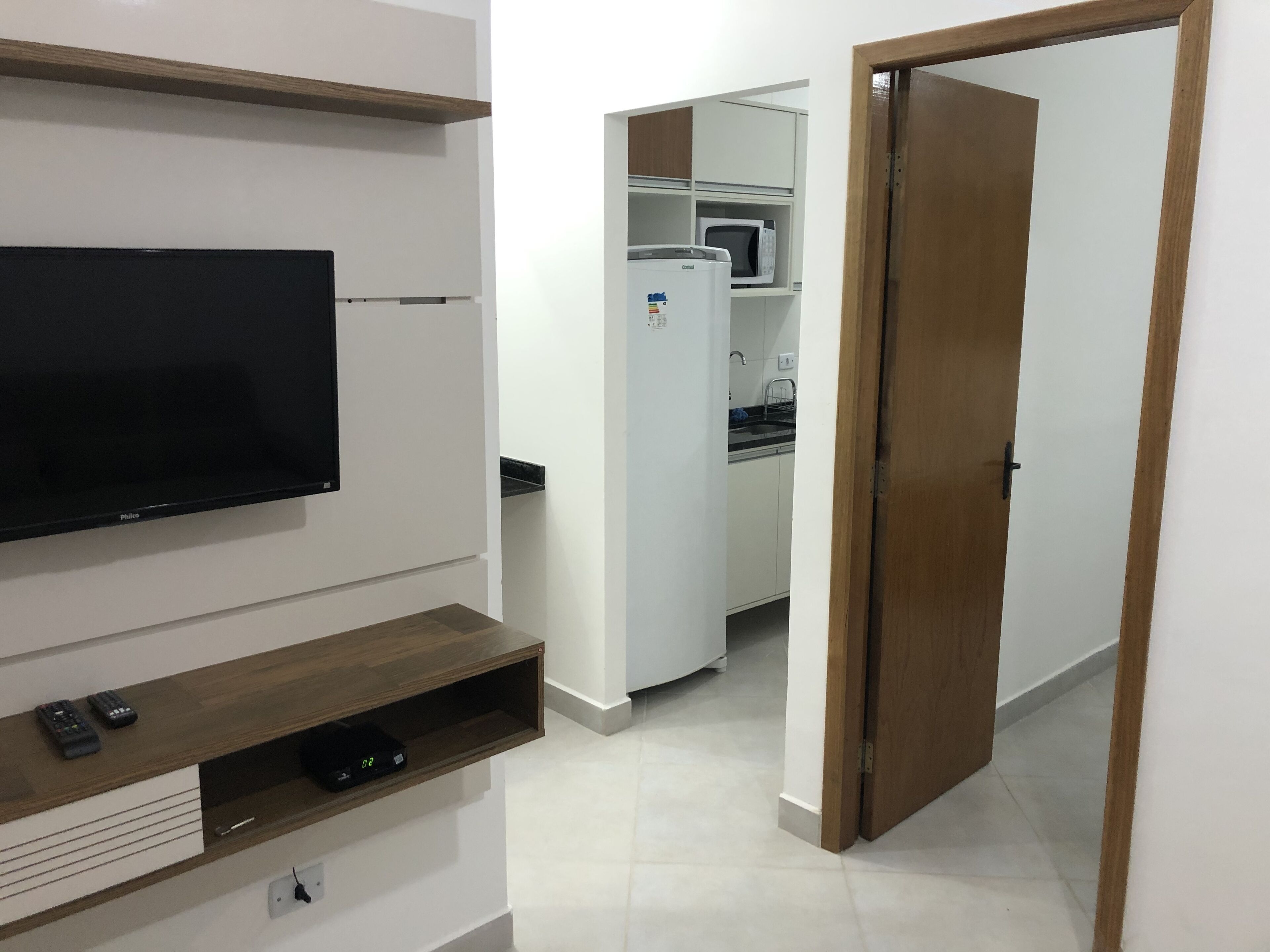 Ap 306: 800m from Maranduba beach, Ap with suite, led TV, barbecue