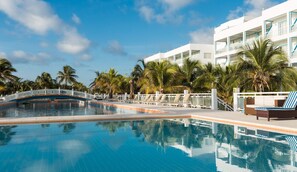 2 outdoor pools, open 7:00 AM to midnight, free pool cabanas