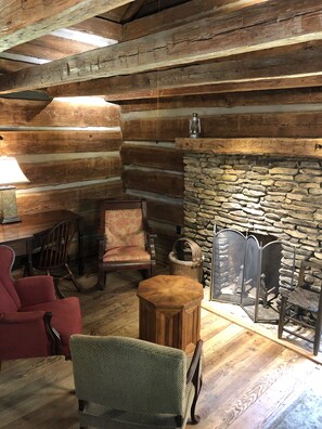 Interior - Authentic Log Cabin built in 1790 (Catawba)
