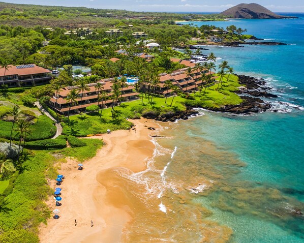 Enjoy a serene seaside escape with access to the beach and lush surroundings.