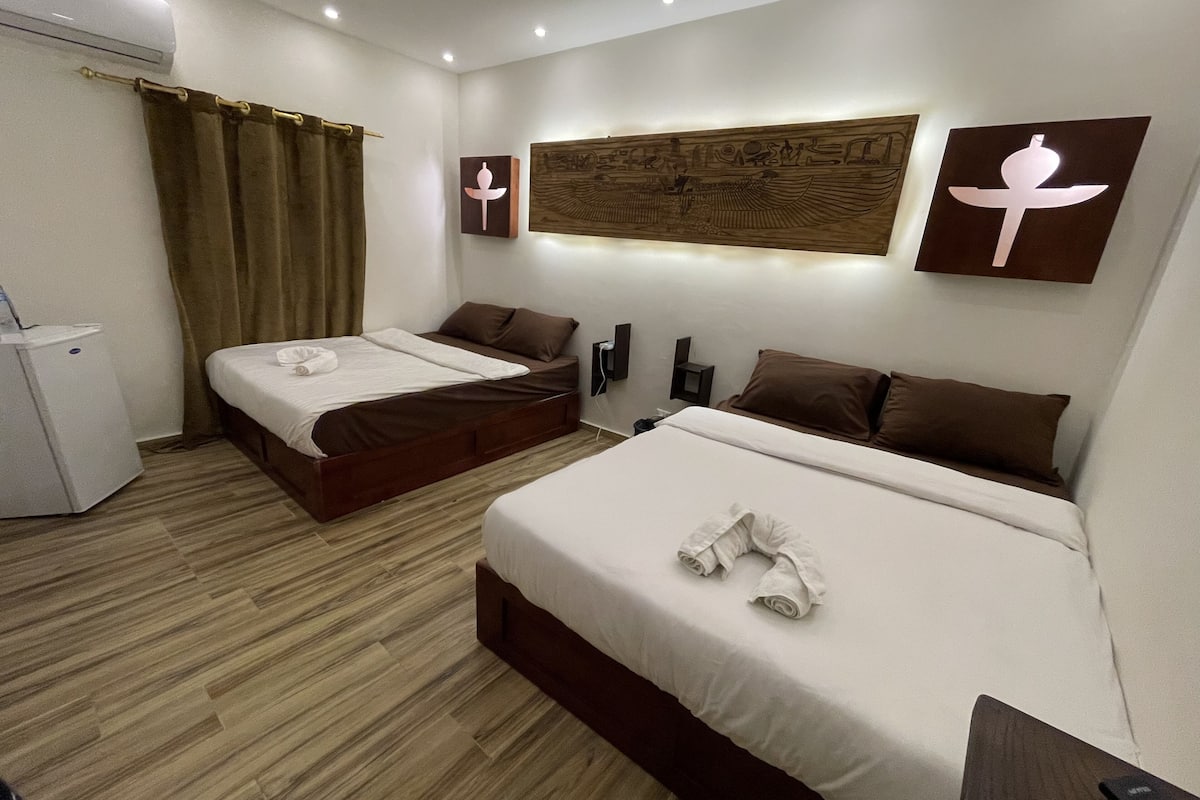 deluxe quadruple room | 1 bedroom, egyptian cotton sheets, premium bedding, pillow-top beds
