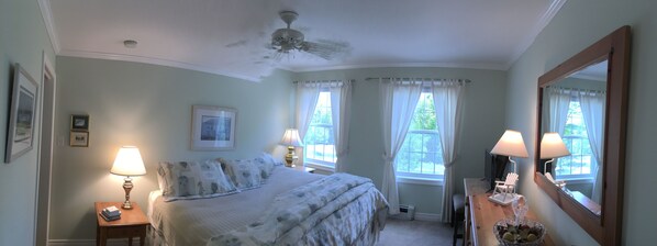 4 slaapkamers, een strijkplank/strijkijzer, gratis wifi, beddengoed