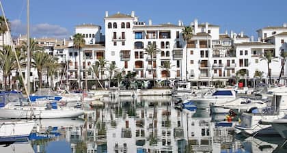 Location Penthouse Familial Plage et Golf prĂšs d'Estepona, le port, Ă La Duquesa