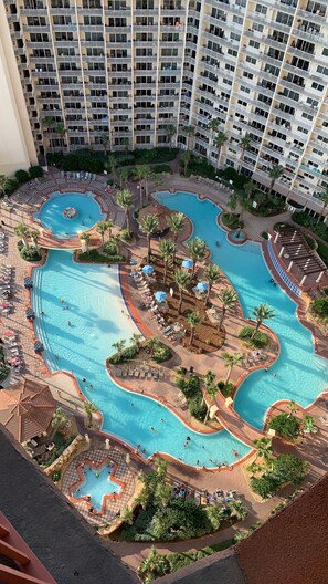 Indoor pool, outdoor pool - Beachfront Panama City Penthouse with Amazing Views, 3 full bedrooms/3 baths (Panama City Beach)