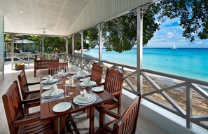Outdoor dining - La Lune, St. Petro, Barbados (Gibbes)