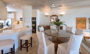 Dining - Aspicia - 3 Bedroom Beachfront Villa with Shared Pool (Lower Carlton)