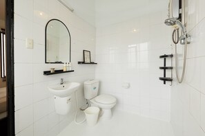 Douche, papier toilette