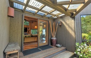 Exterior detail - Pet Friendly, Hillside home with sweeping ocean views (Sea Ranch)