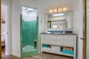 Shower, hair dryer