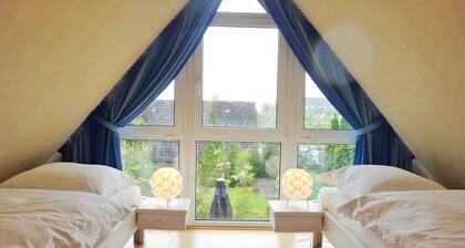 Vacation home "Rosenhaus" with high-quality furnishings in the middle of Kappeln city center, not far from the Kappeln harbor in the historic Prinzenstraße