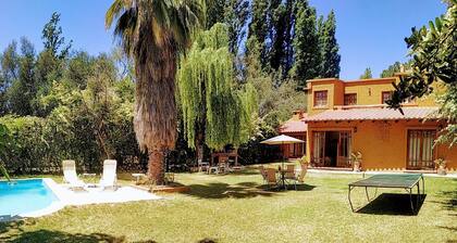 House in Chacras de Coria, In the middle of the land of Malbec