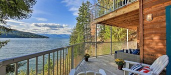 NY! Lake Pend Oreille Home w / Dock & Paddle Boards