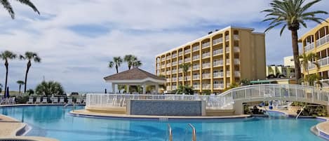 Et oppvarmet basseng