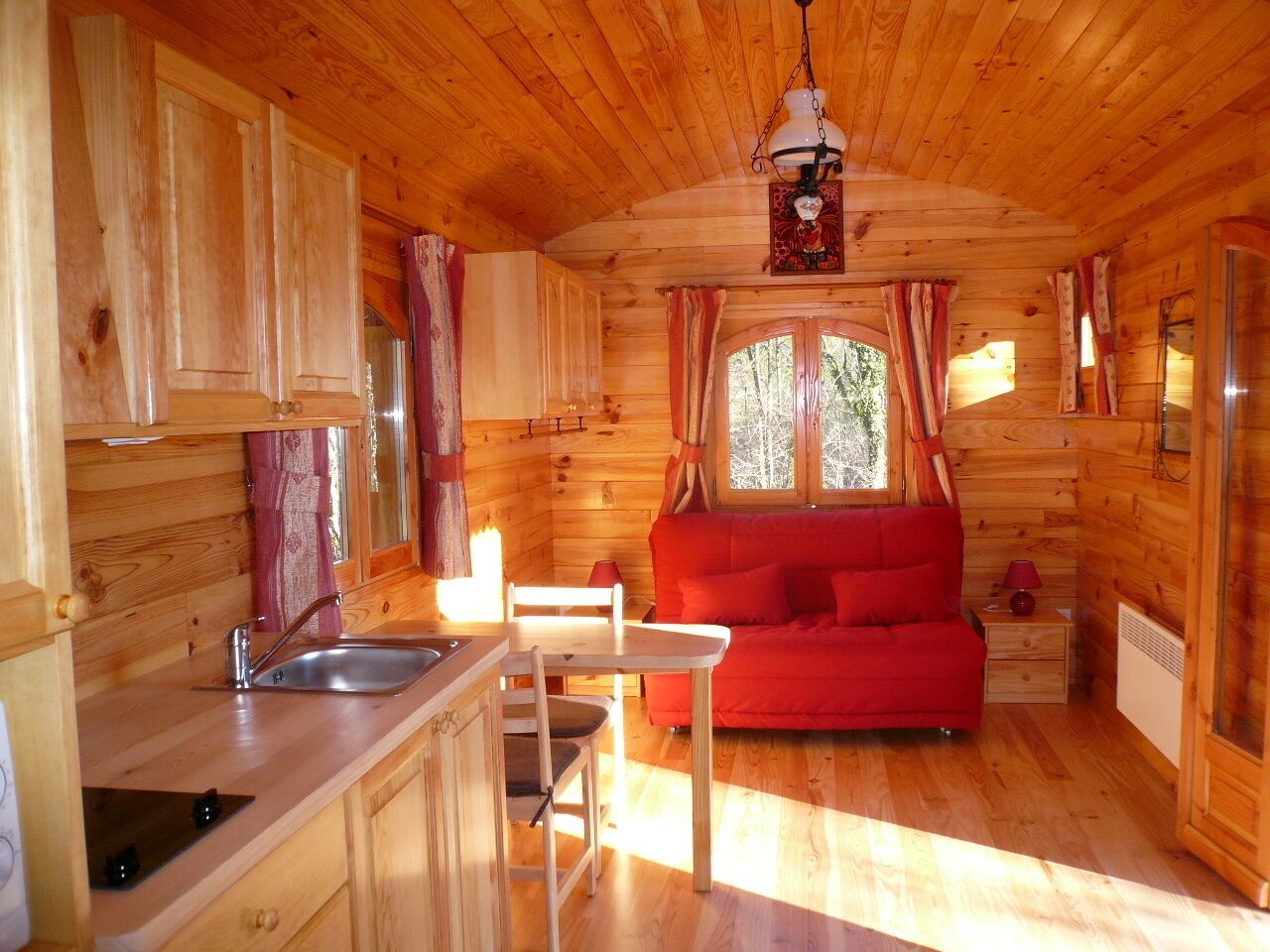 The country caravan, a paradise for nature lovers