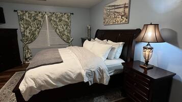 5 bedrooms, iron/ironing board, travel crib, WiFi