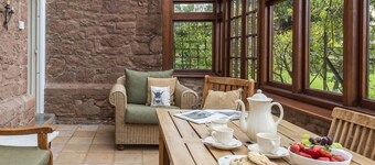 An exceptionally spacious holiday home overlooking a beautiful rural valley.