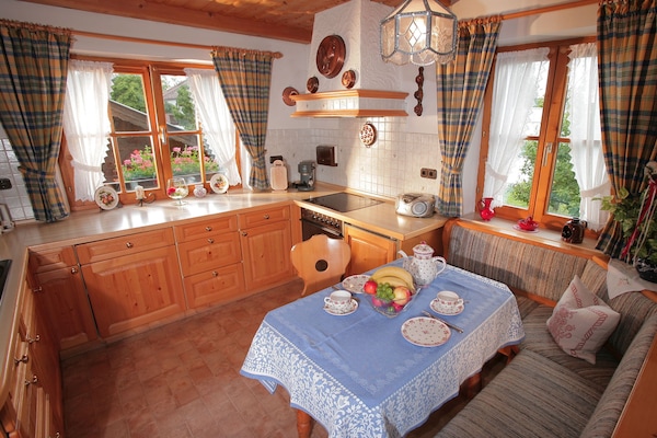 Ferienwohnung Hoamat bis 4 Personen, 70 qm, 2 sep. Schlafzimmer, Balkon-Küche