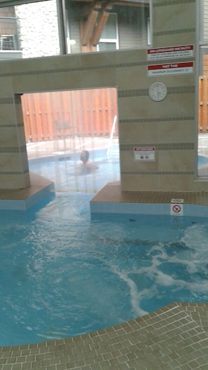 Indoor pool, a heated pool