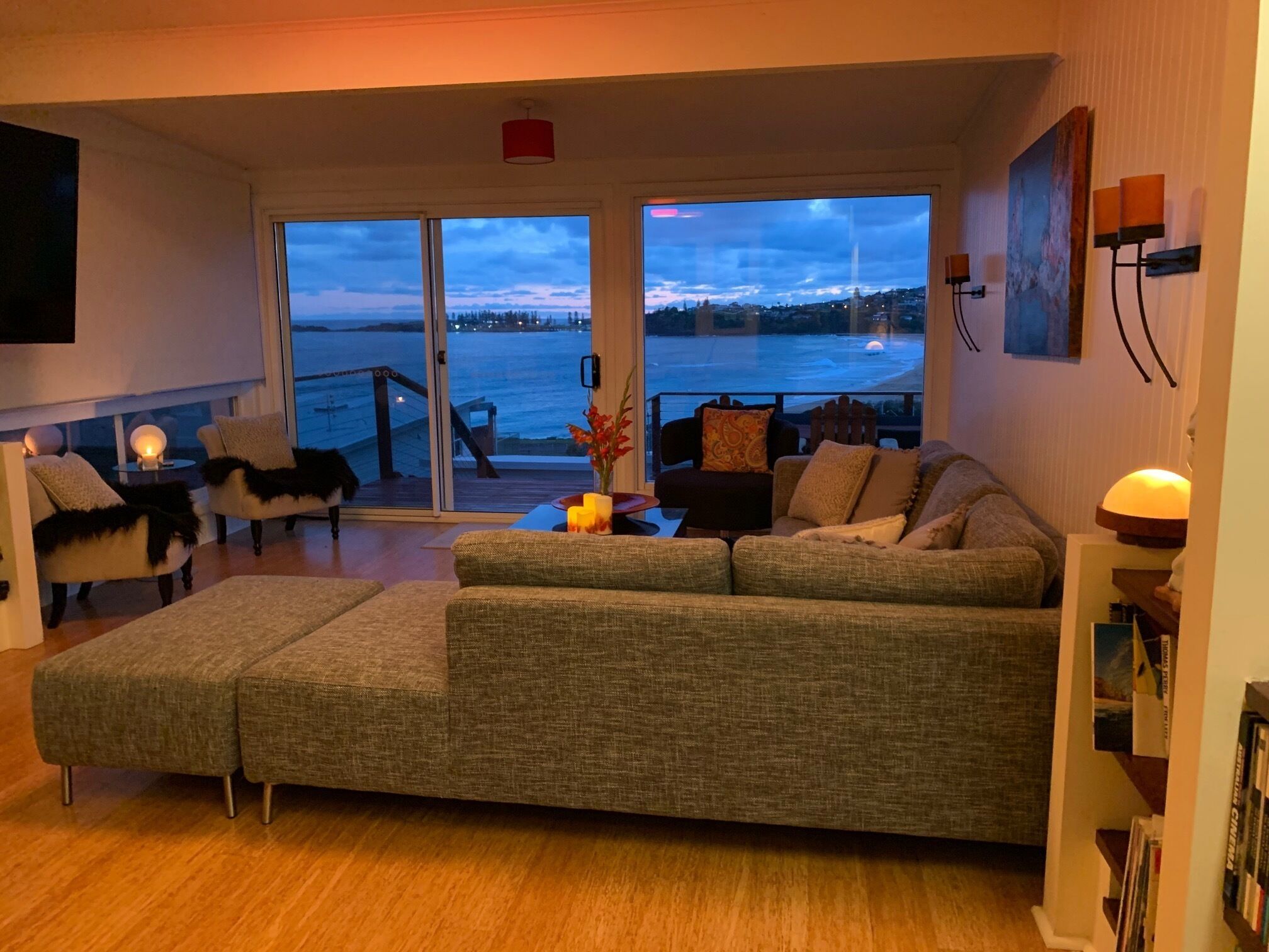 Beautiful views across Bombo Beach and Kiama Harbour.