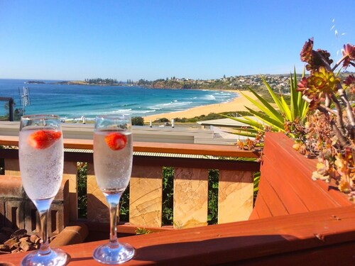 Beautiful views across Bombo Beach and Kiama Harbour.