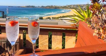 Beautiful views across Bombo Beach and Kiama Harbour.