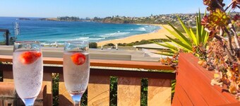 Beautiful views across Bombo Beach and Kiama Harbour.