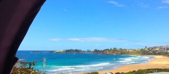 Beautiful views across Bombo Beach and Kiama Harbour.
