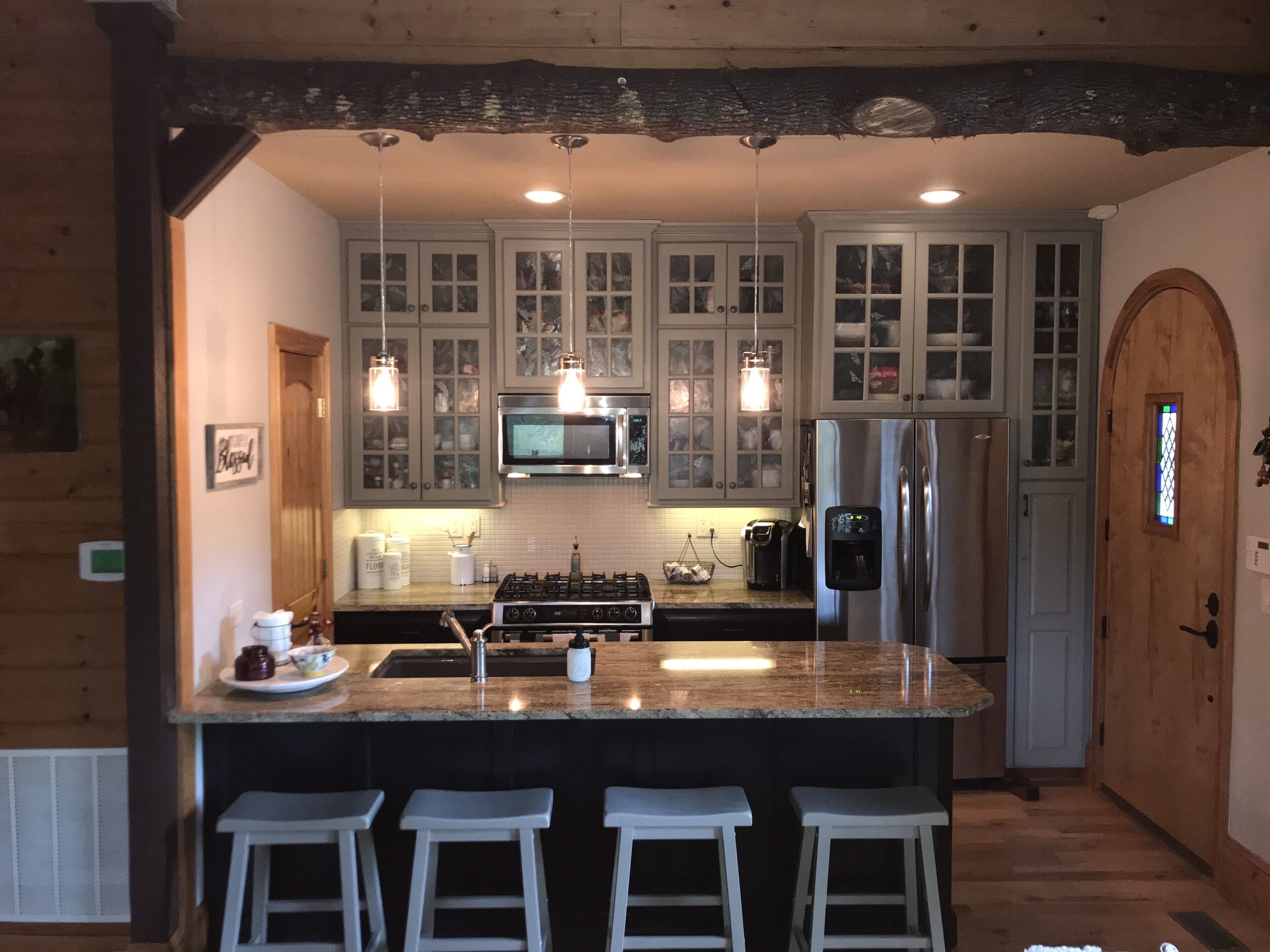 Immaculate luxury home with outdoor entertainment and kitchen. 