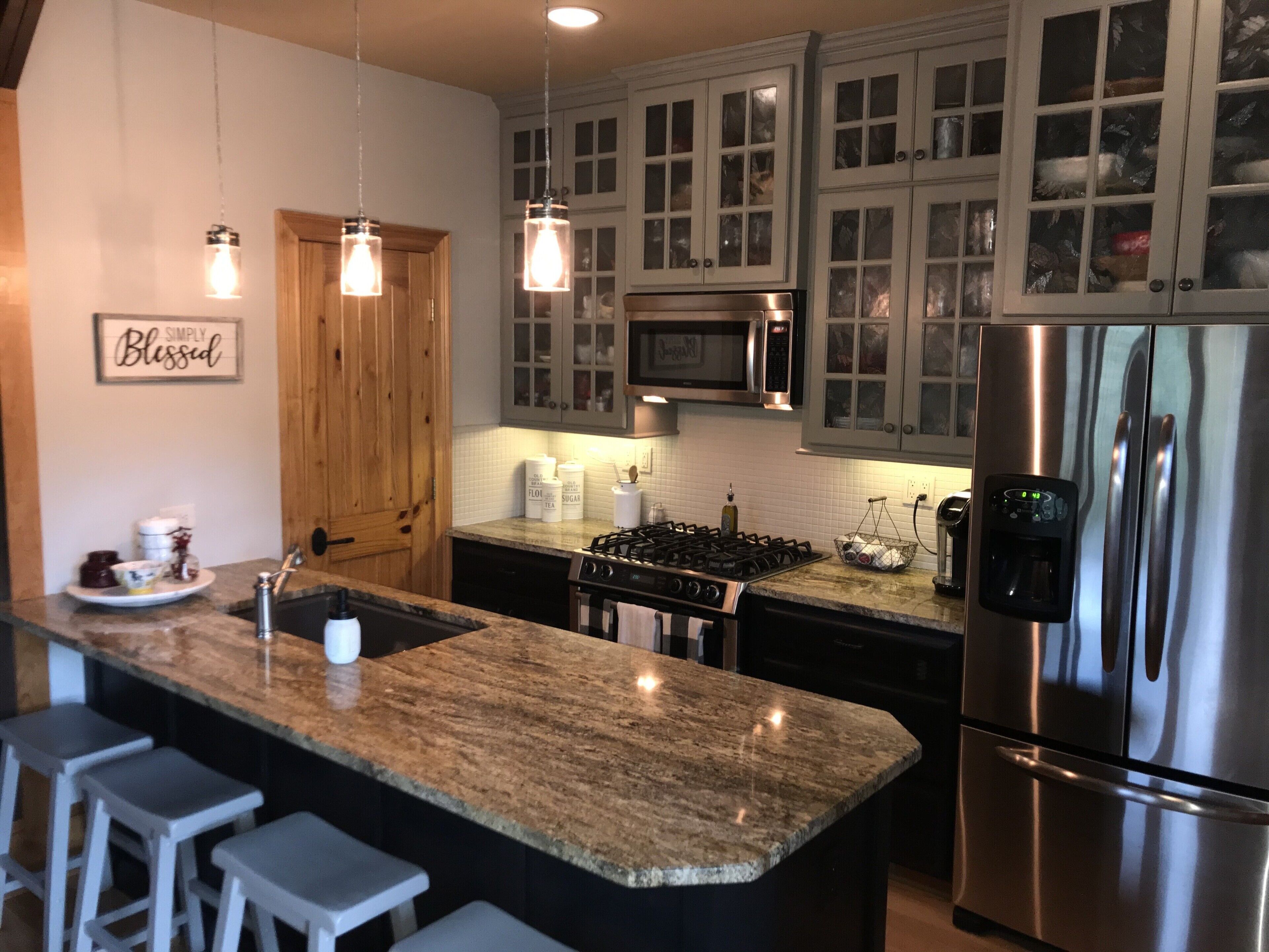 Immaculate luxury home with outdoor entertainment and kitchen. 