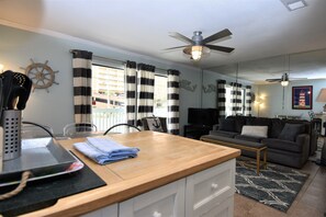 Condo, 1 Bedroom | Living room