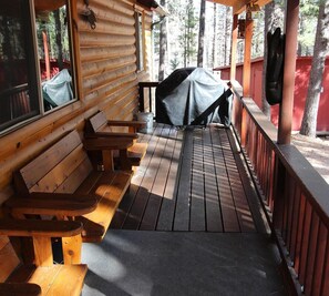 Terrace/patio - Morning Glory Cabin in Greer (Greer)