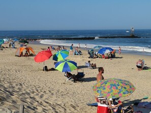 Beach nearby, beach towels