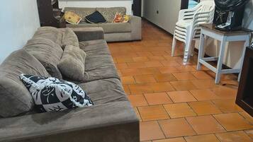 LED TV, DVD player, stereo