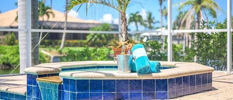 Una piscina climatizada