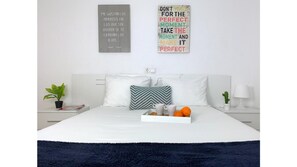 2 chambres, fer et planche à repasser, Wi-Fi, draps fournis