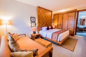 2 habitaciones, caja de seguridad en la habitación y internet 