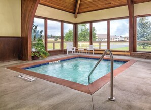 Indoor pool, outdoor pool