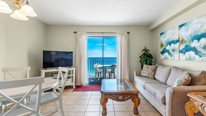 Condo, 2 Bedrooms | Living room - Seacrest 601 by Bender Vacation Rentals (Gulf Shores)