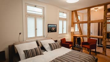 1 Schlafzimmer, Schreibtisch, Reisekinderbett, kostenloses WLAN