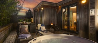 En hytte som sover 4 gjester på 1 soverom