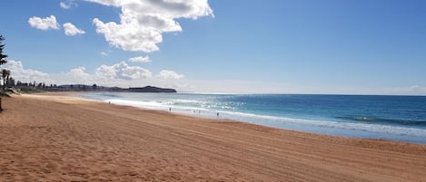 On the beach
